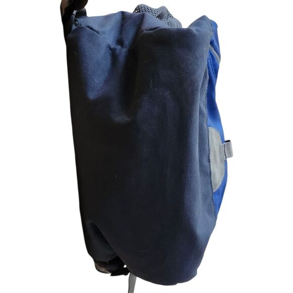 L.L. Bean Blue and Gray Nylon Logo Backpack - Picture 6 of 13